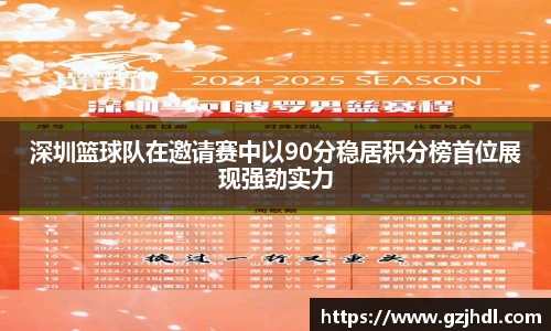 深圳篮球队在邀请赛中以90分稳居积分榜首位展现强劲实力